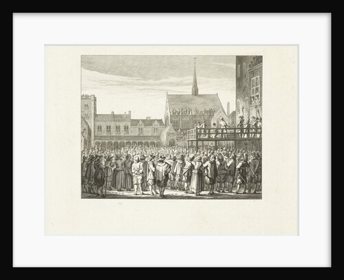 Beheading of John of Barneveld, 1619 by Reinier Vinkeles