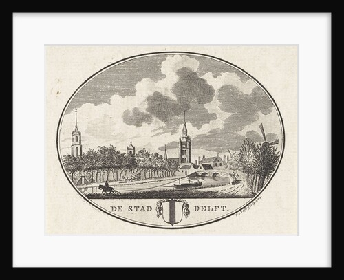 View of Delft by Jan Gerritsz. Visser