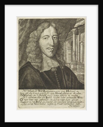Portrait of Johan de Witt by Joachim Oudaan