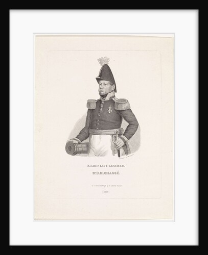 Portrait of General David Baron Hendrik Chassé by F.L. Dony & Comp.