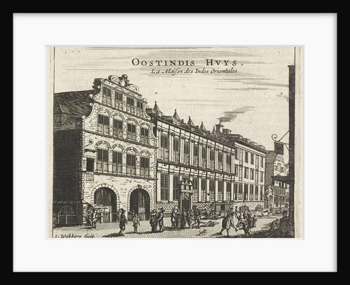 View of the East India House in Amsterdam by Zacharias Webber II
