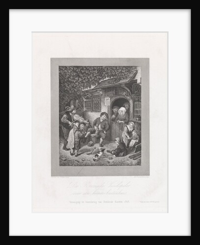 Violin Player for an inn by J.F. Brugman