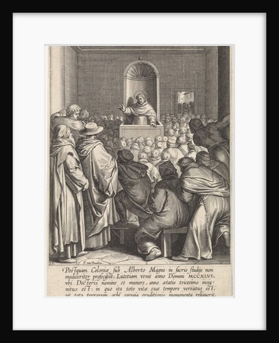 Sermon of St. Thomas Aquinas in Paris, France by Otto van Veen