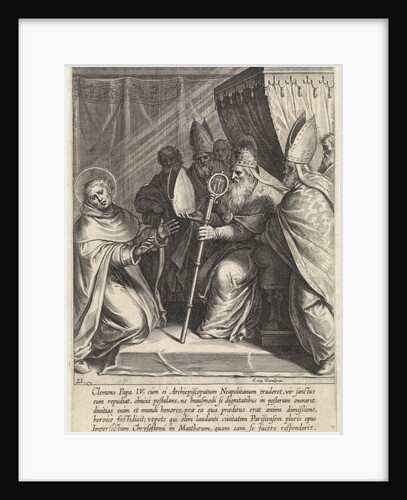 Thomas Aquinas declines the post of archbishop of Naples by Otto van Veen