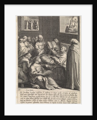 Aquinas sick on the way to the Second Council of Lyons by Otto van Veen