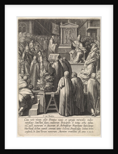 Canonization of St. Thomas Aquinas by Otto van Veen