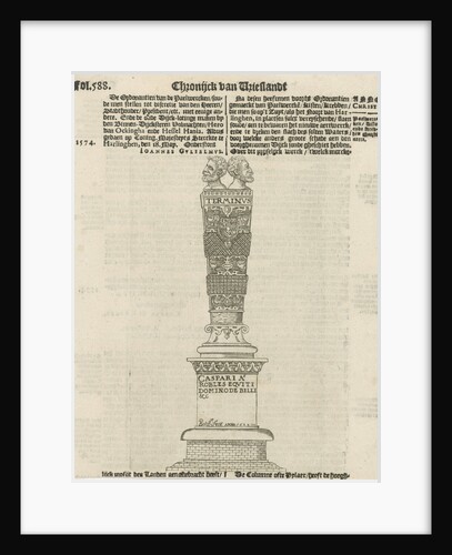 Border stone with the god Terminus by Joannes Lamrinck