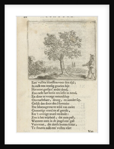 Two oriental dressed men look at the constellation Sagittarius by Arnold Houbraken