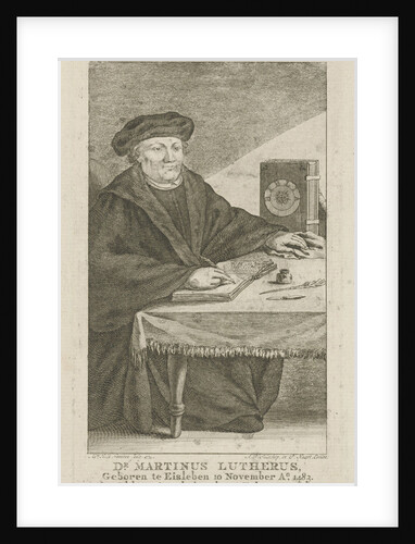 Portrait of Martin Luther by Arend Diederik Sellschop & P. Huart