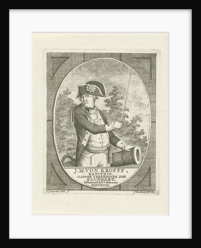 Portrait of Maurice Joachim von Kropff by Jan de Groot Pz.