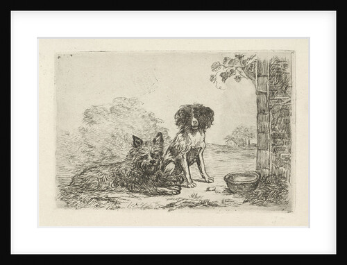 Two dogs by David van der Kellen II