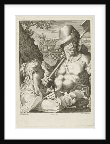 as a gardener Christ appears to Mary Magdalene by Johannes Fredericus Lange