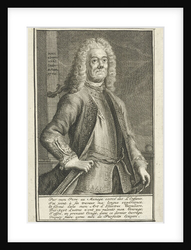 Portrait of Gaspar Saunier by David Johannes Martini