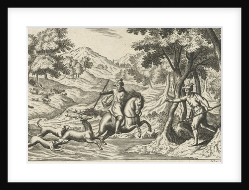 Deer Hunting by Theodor van Merlen II
