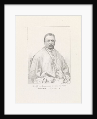 Portrait of Jacobus Franciscus van Vree by Frans Molenaar