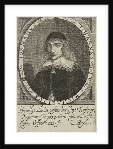 Portrait of Johannes Michaelius, Joshua Offermans by Cornelis Boey