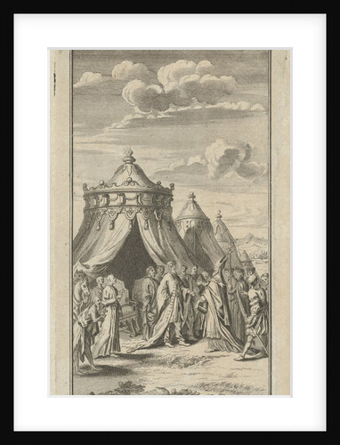 Meeting between a prince and a bishop by Coenraad de Putter