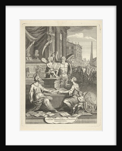 Title page of 'Complete Nederduitsch and French Dictionary' by Gideon Quineau