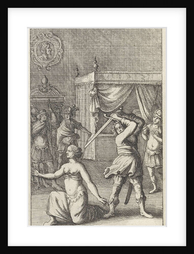 Woman is decapitated in a bedroom by Gerrit van Goedesberg