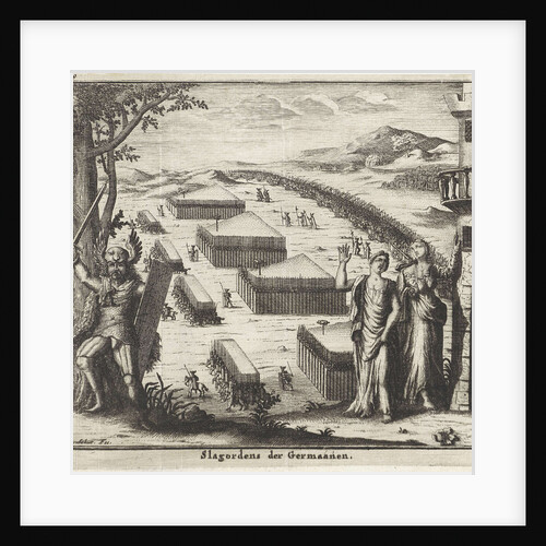 German army units on the battlefield by Albert Schut