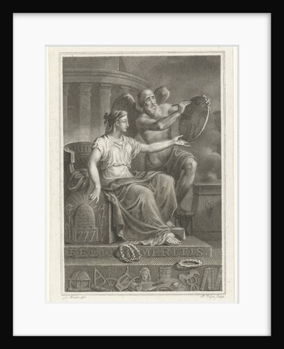 Symbolic representation at the 50th anniversary of Felix Meritis, 1827 by Philip Velijn