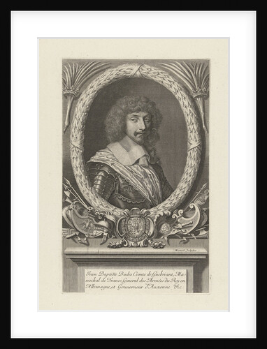 Portrait of Jean Baptiste Budes Earl of Guebriant by Robert Nanteuil