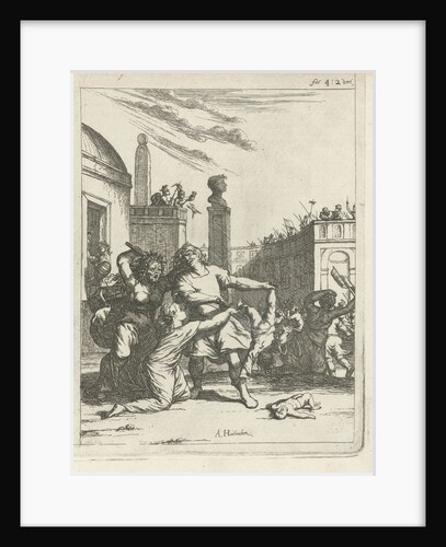 Infanticide in Bethlehem Arnold Houbraken, 1681-1683 by Arnold Houbraken