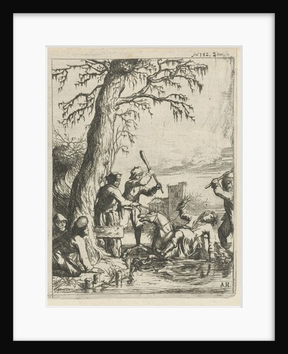 Willem II by the West Frisians killed in Hoogwoud, 1256 by Anonymous