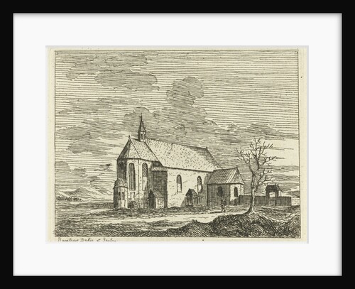 View of a chapel in Zellingen am Main Germany by Ernst Willem Jan Bagelaar