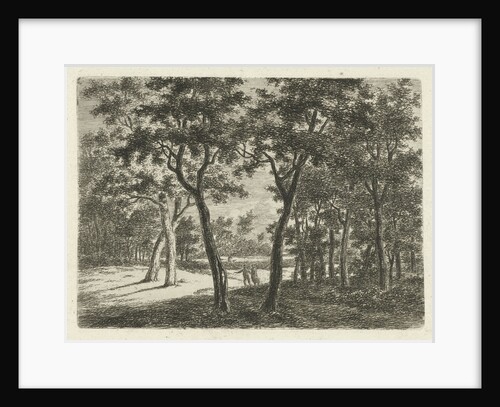 Wooded Landscape with Two Children by Ernst Willem Jan Bagelaar