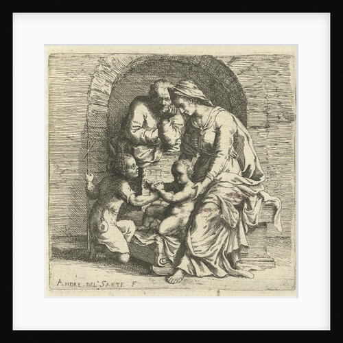The Holy Family with John the Baptist by Andrea del Sarto