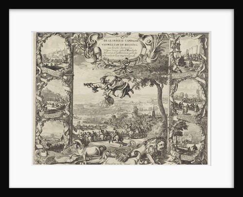 victories of King William III in Ireland (upper half), 1690 by Daniel de Lafeuille