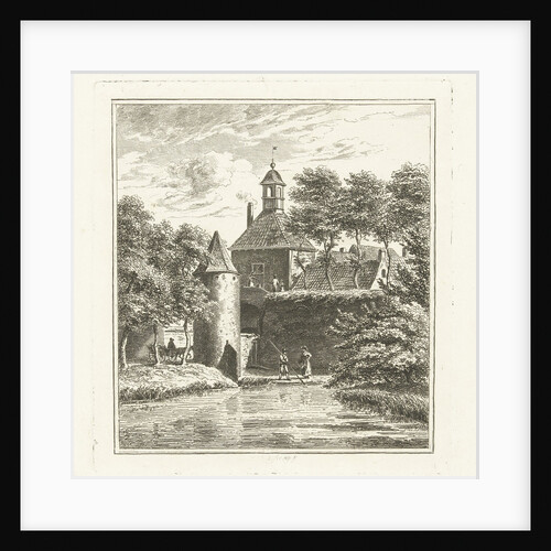 View of the Water Gate in Tiel by Johannes Alexander Rudolf Best