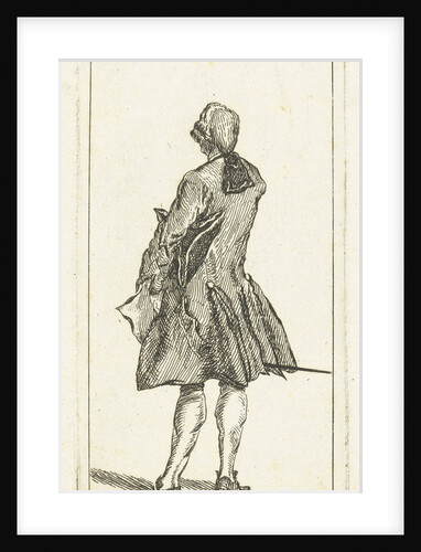 Standing man with tail wig by Jan de Beijer