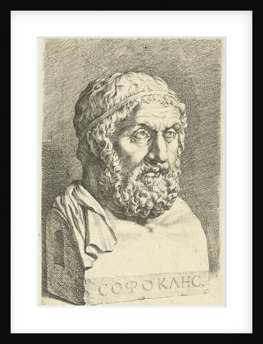 Portrait Bust of Sophocles by Jan de Bisschop