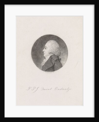 Portrait in profile of Peter Philip Juriaan Quint Ondaatje by Johannes Arnoldus Boland