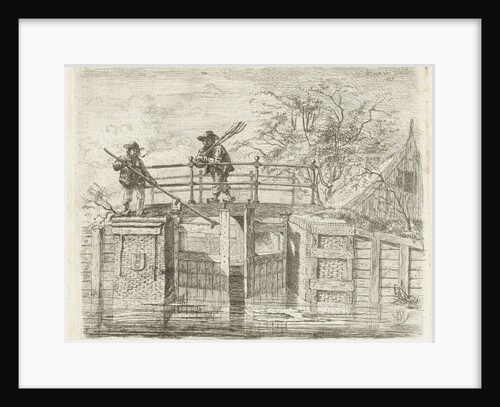 Lock at Amsterdam by D. van den Bosch