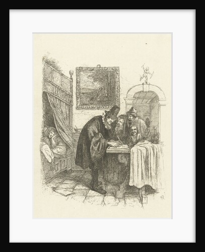 Doctor house calls a sick woman by Jan Havicksz. Steen