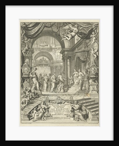 Title page for: Huwlykszangen for the union of the lord Jan Walraven. Ms. Margareta old sites by Andries van Buysen Sr