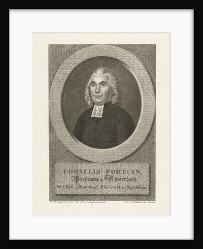 Portrait of Cornelis Fortuyn by J. van Ledden Hulsebosch