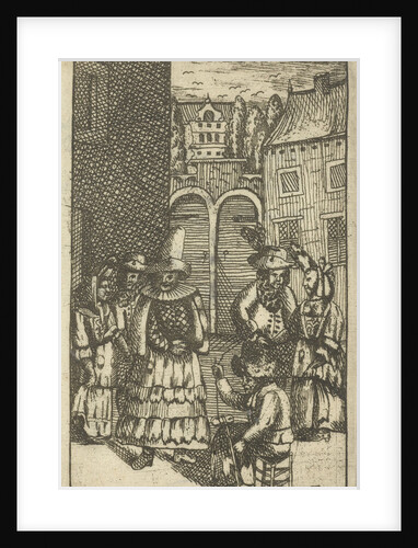 Shoemaker at work by H. de Cocq