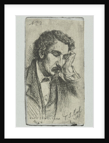 Portrait of the Painter Taco Scheltema by Thomas Simon Cool