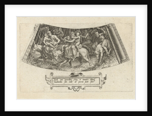 The return of Jacob in Canaan by Julius Goltzius