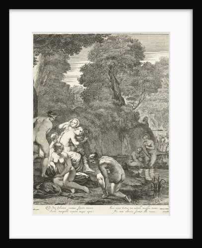 Diana and her nymphs discovered by Actaeon by Petrus Schenk