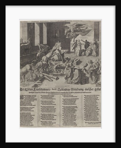 Allegory of the decay of appreciation for the arts and sciences by Isaac Duchemin