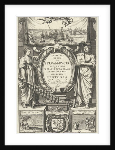 Title page for D. Heinsius Rervm ad Sylvam-Dvcis atqve alibi in Belgio avt a Belgis anno M DCXXIX gestarvm historia. 1631 by Anonymous