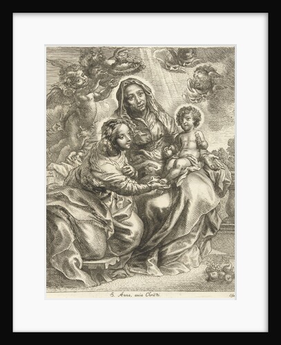 The Virgin and Child with St. Anne by Cornelis Galle