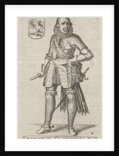 Portrait of Ernst Casimir, Count of Nassau-Dietz, governor of Friesland by Pieter Feddes van Harlingen