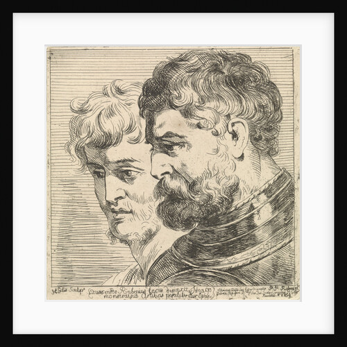Study of two heads by Herman Gillis