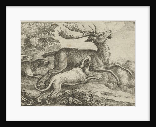 Hunting a deer by Pierce Tempest